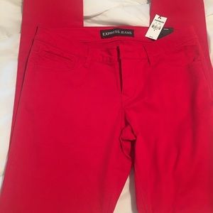 Express Red slacks